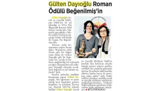 Gülten Dayıoğlu Roman Ödülü Beğenilmiş'in - Milliyet